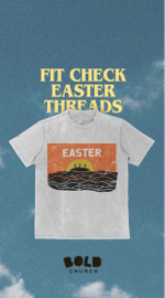 white tshirt with easter graphic